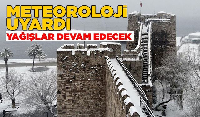 Sinop’ta yoğun kar yağışı devam edecek