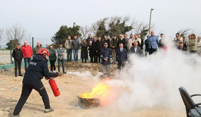 Sinop İl Özel İdaresi’nde yangın tatbikatı