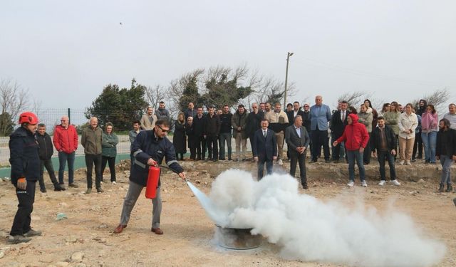 Sinop’ta yangın tatbikatı yapıldı