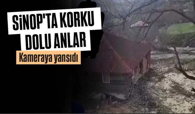 Korku dolu anlar Sinop’ta kaydedildi