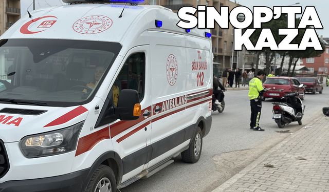 Motosiklet kontrolden çıkarak devrildi