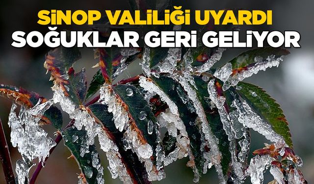 Sinop soğuk hava dalgasından etkilenecek