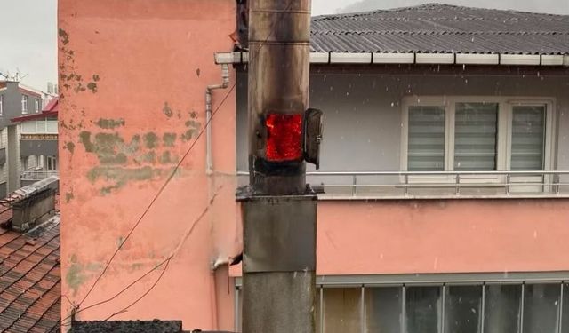 Sinop’ta baca yangınına hızlı müdahale