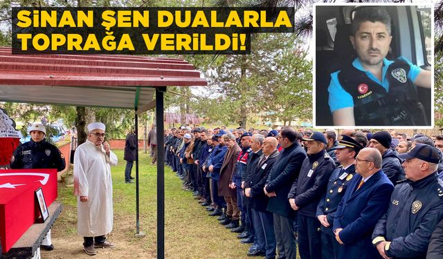 Sinop’ta vefat eden polis memuruna son görev