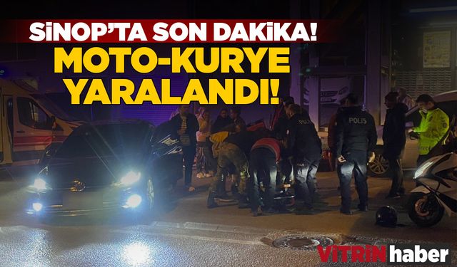 Sinop kent merkezinde kaza!
