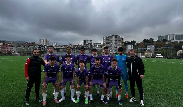 Sinop Spor U15, hazırlık maçında gücünü sergiledi
