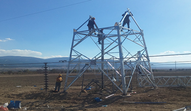 154 KV (~0,5KM) TEK DEVRE 1272 MCM İLETKENLİ TÜRKELİ TM İRTİBATLARI YAPIM İŞİ