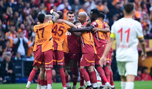 Galatasaray 2024-2025 sezonunda şampiyonluğunu ilan etti