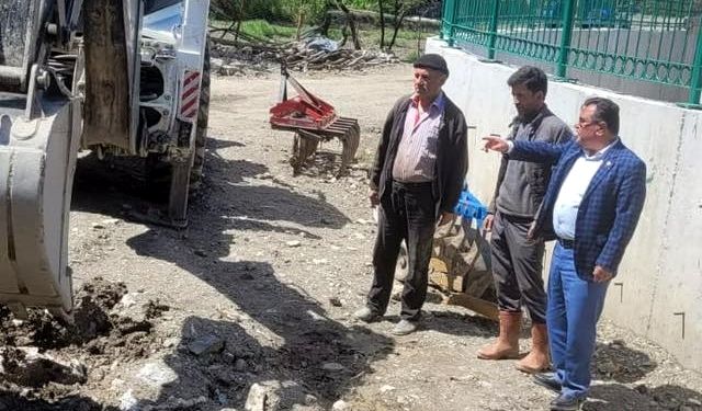 İl Genel Meclis Üyesi Karakurt devam eden projeleri inceledi