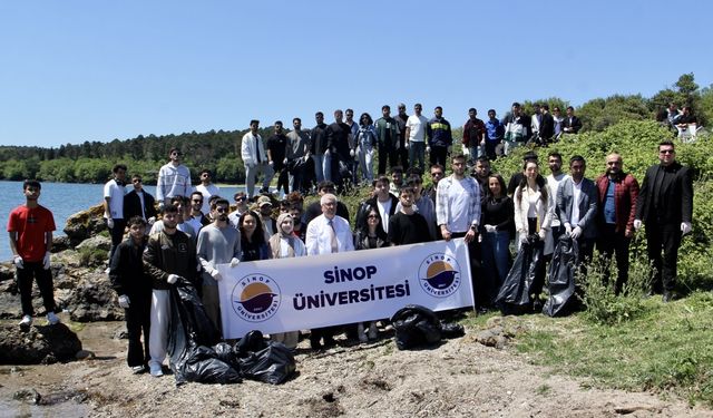 Hamsilos Tabiat Parkı'nda çevre temizliği yapıldı