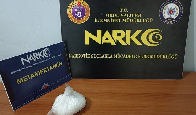 Ordu'daki narkotik operasyonunda 2 şüpheli tutuklandı
