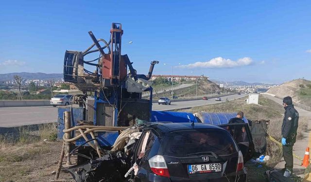 Feci kaza anne ve oğlunu hayattan kopardı