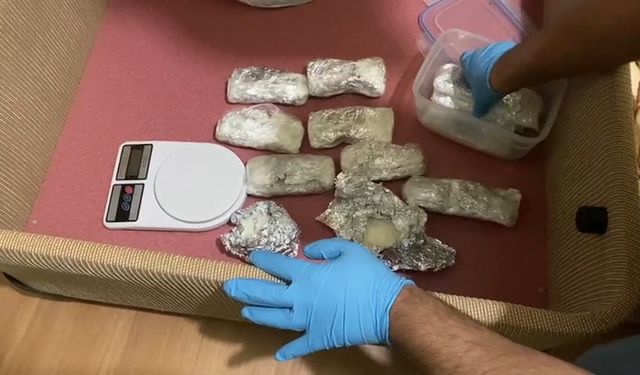 Samsun’da baza altında yasaklı madde ele geçirildi