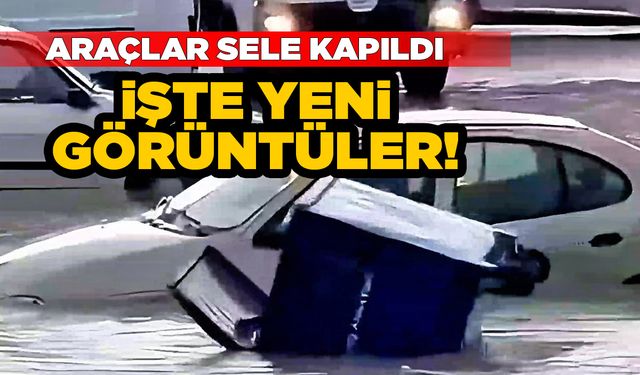 Boyabat'ı vuran selden yeni görüntüler ortaya çıktı