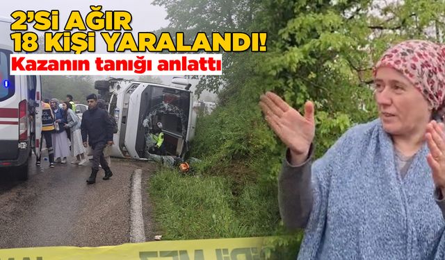 Sinop’taki korkunç kazanın tanığı o anları anlattı