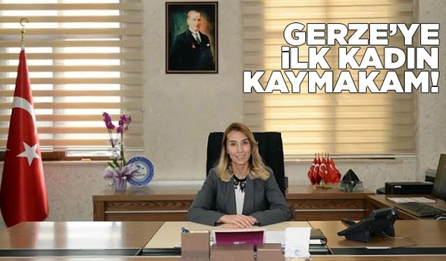 İlçenin ilk kadın kaymakamı atandı!