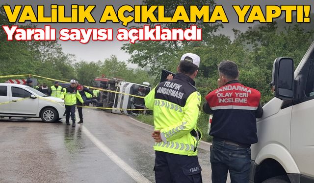 Sinop’taki kazada yaralı sayısı açıklandı!