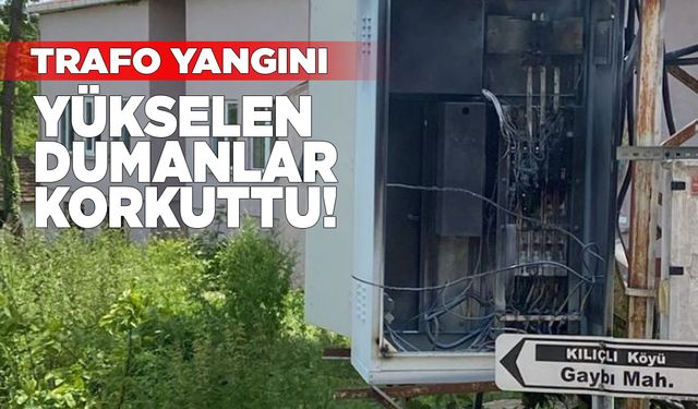 Sinop’ta trafo yangını korkuttu