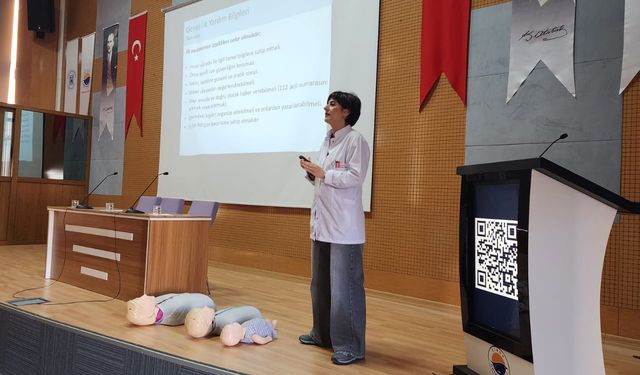 Sinop'ta personellere acil durum eğitimleri verildi