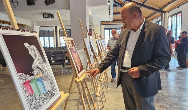 Sinoplu Diyojen Karikatür Yarışması sınırları aştı