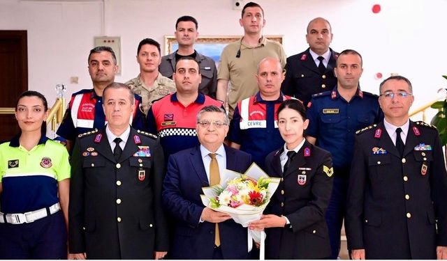 Sinop Jandarmasından Vali Özarslan’a ziyaret
