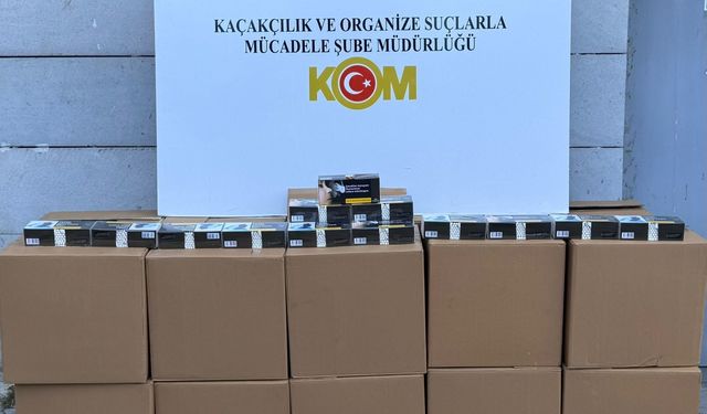 200 bin makaron ele geçirildi