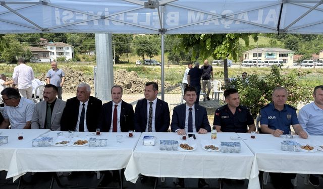 Alaçam'da bayramlaşma programı