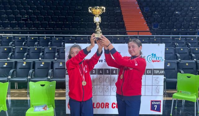 Tokat kız curling takımı Türkiye şampiyonu