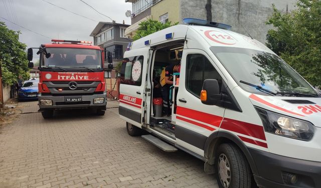 Yangında 5 kişi dumandan etkilendi