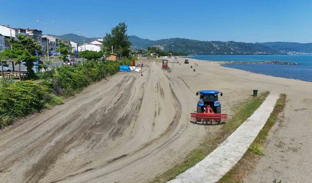 Ordu’da plajlar sezona hazır