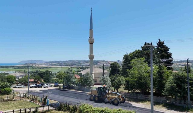 Sinop’ta 110 kilometrelik asfaltlama çalışması
