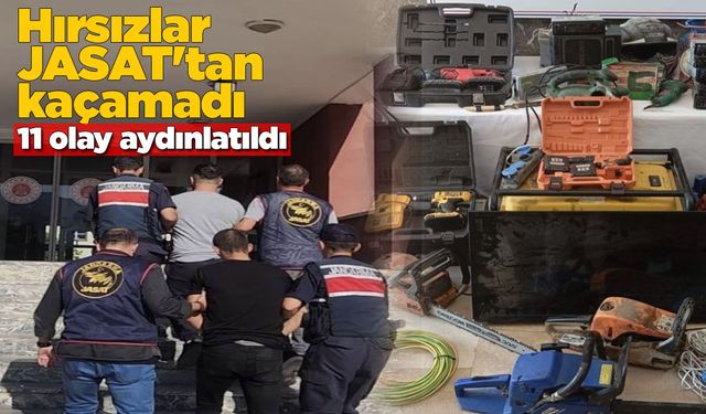 Sinop ve çevre illerde hırsızlık yapan şahıslar yakalandı