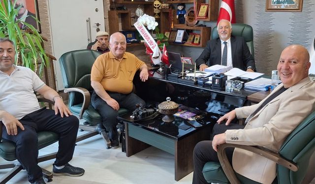Sinop ASKF'den Gürsel Öz'e hayırlı olsun ziyareti