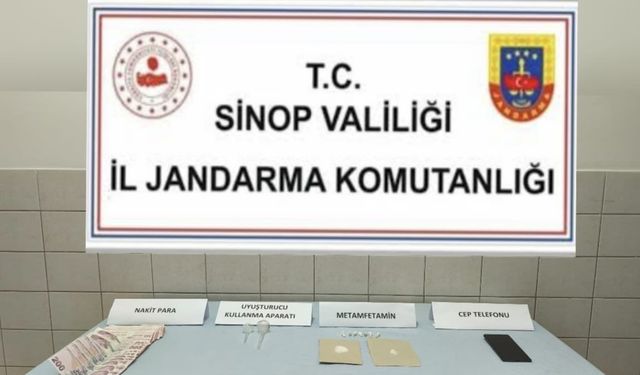Sinop’ta narkotik operasyonu: 1 şüpheli tutuklandı