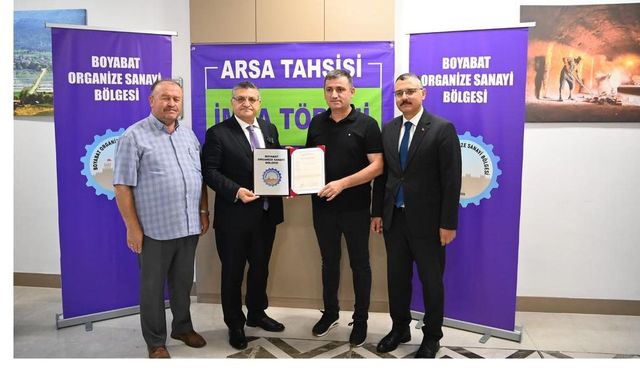 Boyabat OSB’de 422 milyonluk yatırım