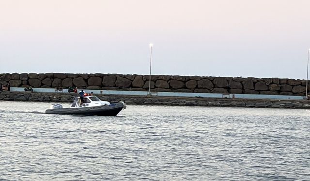 Denizde kaybolan kişi için arama çalışması başlatıldı