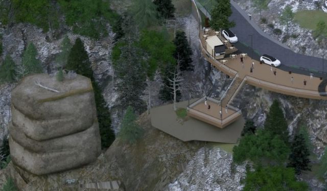 Gelin Kayası turizme kazandırılıyor