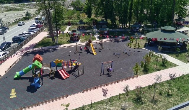 İlçeye kazandırılan Orman Parkı'nın açılışı yapıldı