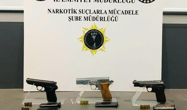 Samsun'da narkotik ve silah operasyonlarında 2 zanlı yakalandı