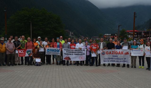 Trabzon'da "Uluslararası Demirkapı Dağcılık Şenliği" düzenlendi