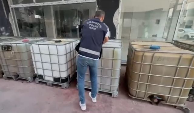 11 bin litre kaçak mazot ele geçirildi