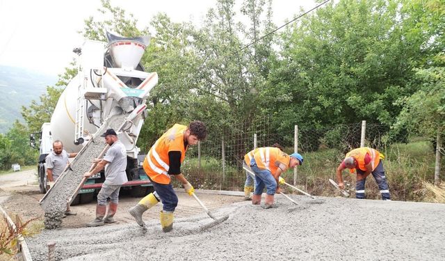 Canik'ta güvenli ve konforlu yollar inşa ediliyor