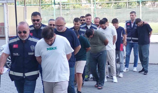Samsun merkezli dolandırıcılık operasyonu: 25 gözaltı