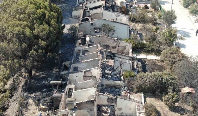 Yangında 85 yazlık ev küle döndü