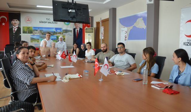 Kızılay'dan Sinop’ta ilkyardım eğitimi