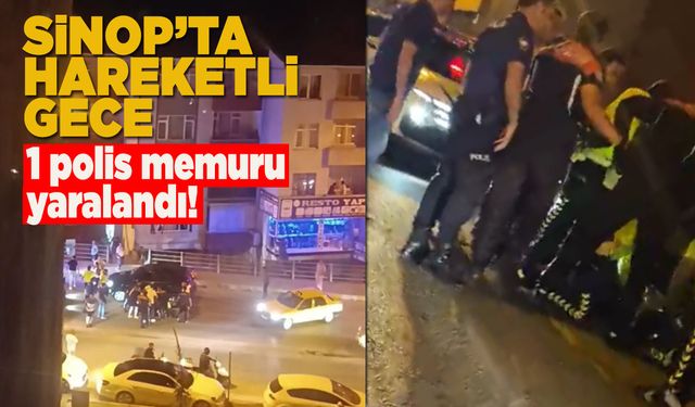 Dur ihtarına uymayan şahıs, polis memurunu yaraladı