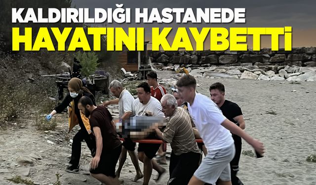 Sinop'ta denize düşen kişi öldü