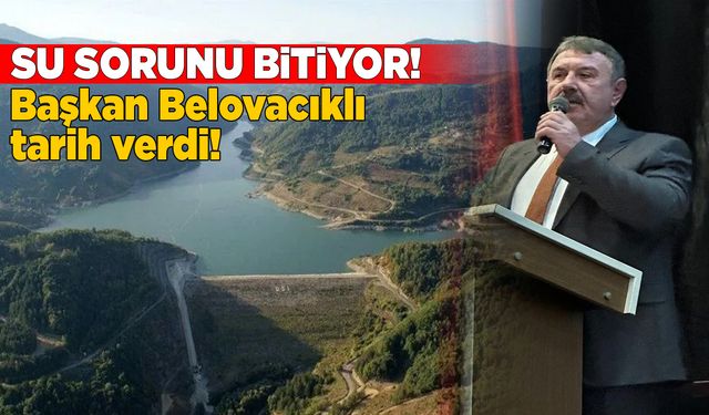 İlçedeki su sorunu çözülüyor