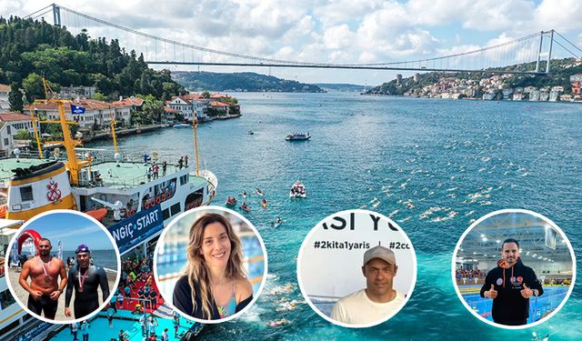 Sinoplu sporcular kıtalararası yüzme yarışında