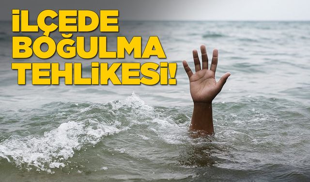 İlçede 3 kişi boğulma tehlikesi geçirdi